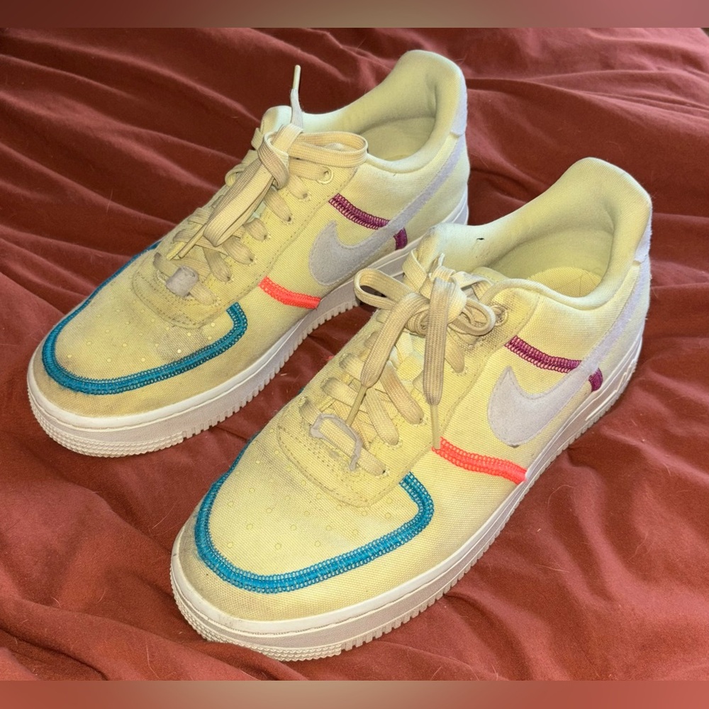 Retro Yellow Nike Air sneakers